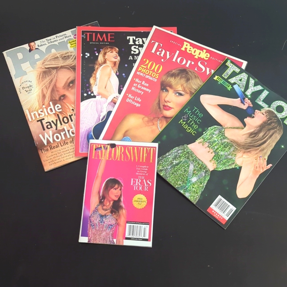 5 Asst. Taylor Swift Magazines